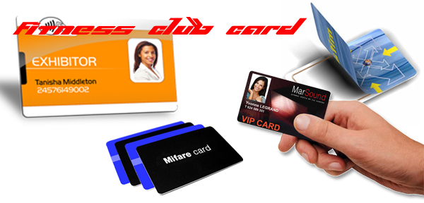 Carnet de socio en tarjeta PVC de proximidad