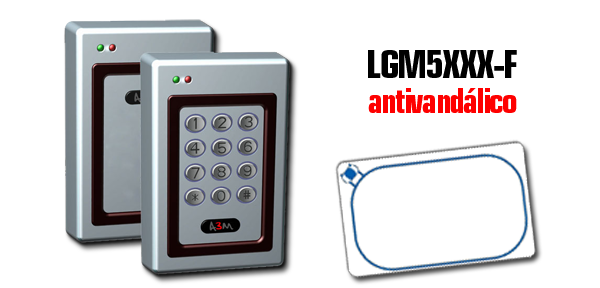 LGM5xxx-F: terminal MIFARE antivandálico