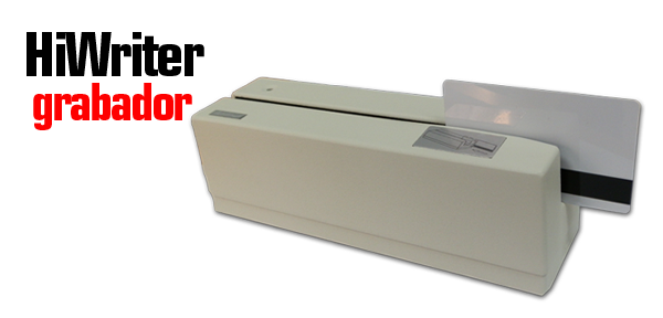 Grabador HiWriter para tarjetas magnéticas