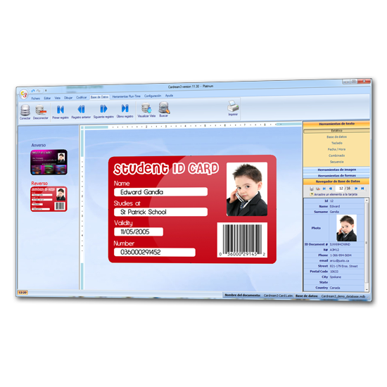 Cardream3 card printing software