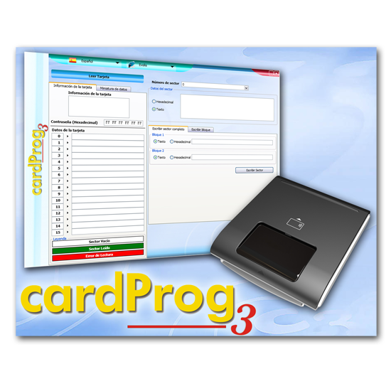 Kit programador para tarjetas MIFARE CardProg3