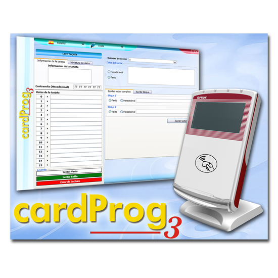 Kit de programación de tarjeta MIFARE CardProg3 LGM4200