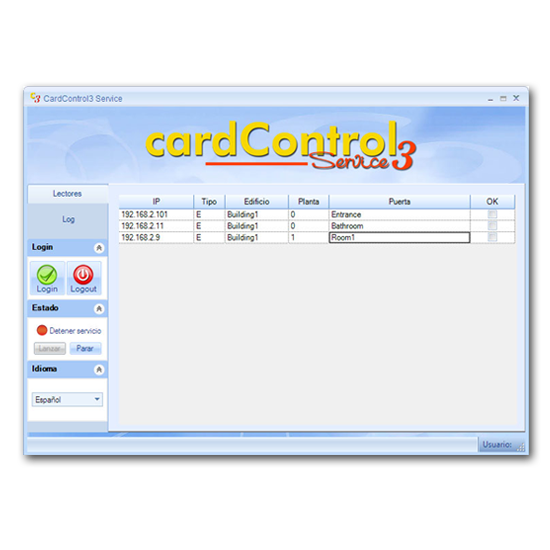 Programa de control de accesos CardControl3