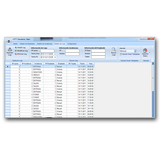 Programa de fichajes LPFT7 Standalone