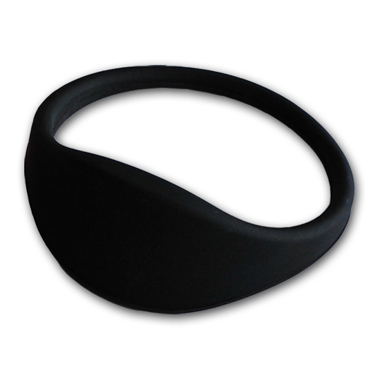 Pulsera RFID negra