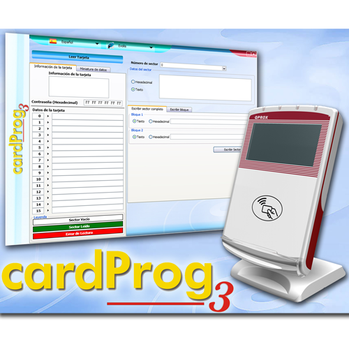 Kit de programación de tarjeta MIFARE CardProg3 LGM4200