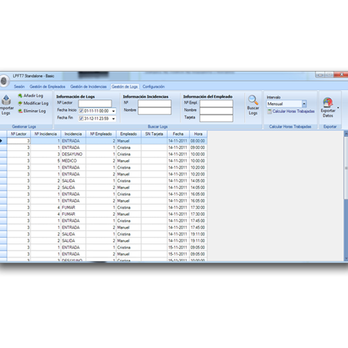 Programa de fichajes LPFT7 Standalone